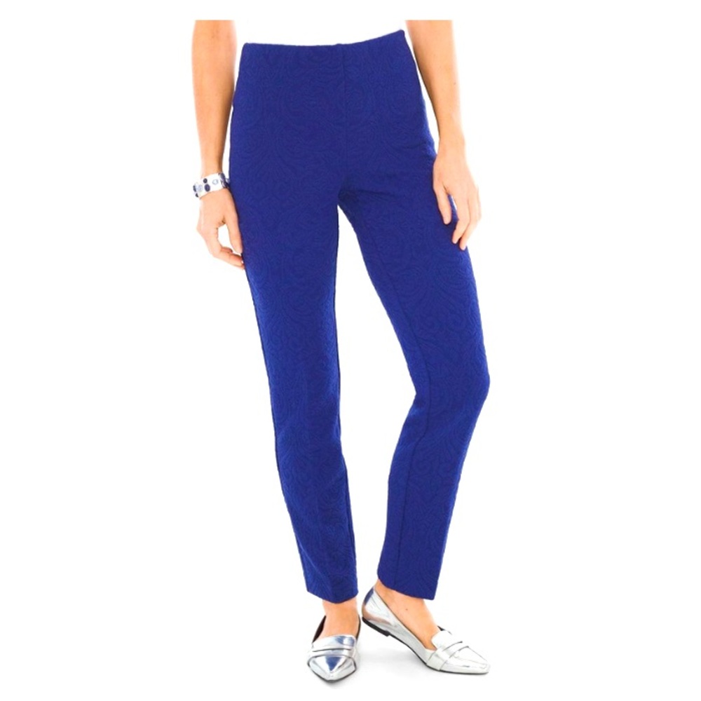 NEW!! Chico’s KNIT JACQUARD SLIM ANKLE PANTS